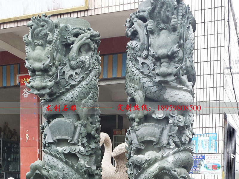 石雕龙柱价格要多少 石雕龙柱预算